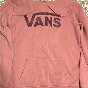 Vans Pink Hoodie with Logo